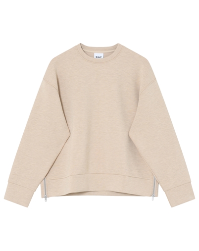 Day Birger et Mikkelsen - Crewa Scuba Sweatshirt - Beige Melange